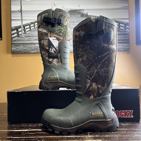 Rocky Sport Pro Rubber Outdoor Boot Men’s Size 7 RKS0383 - Picture 1 of 9